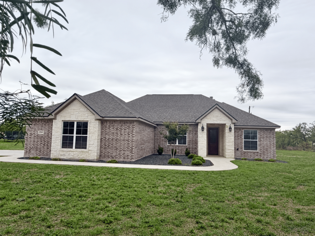 Front exterior of 1364 Stone Meadow in Wall, Texas