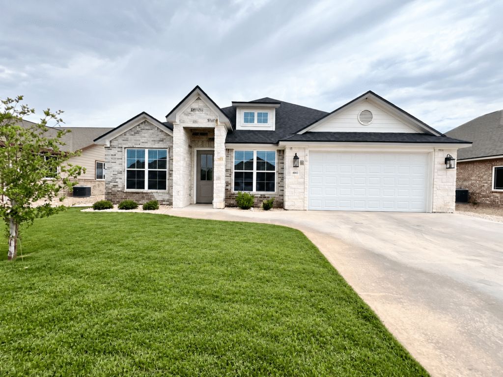 Front exterior of 4041 Blair Lane in San Angelo